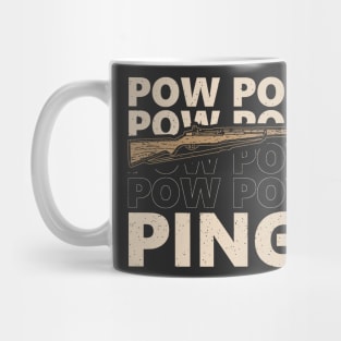 World War 2 Weapon M1 Garand Funny Ping Mug